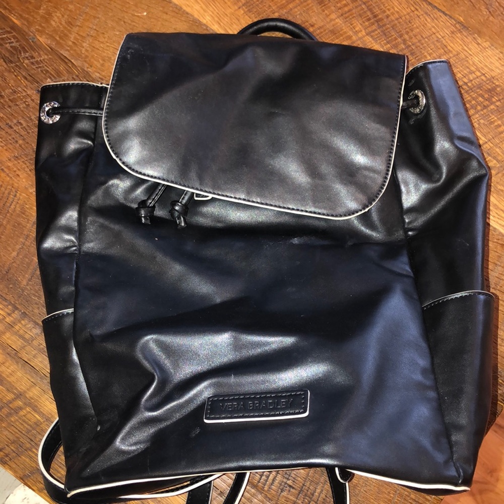 Vera Bradley leather book bag